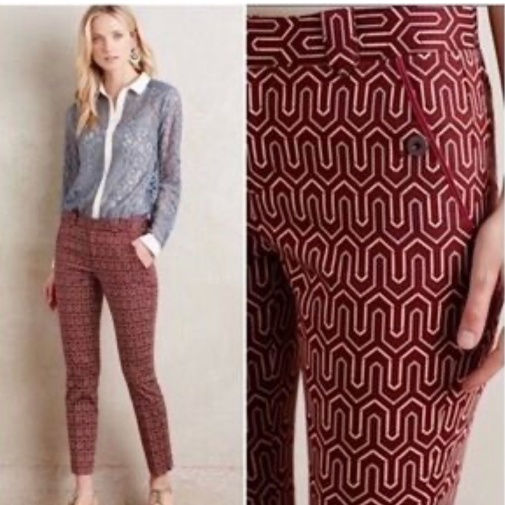 Anthropologie Cartonnier “Charlie” Trouser Ankle Pants (C)